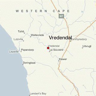 Vredendal map location (Source:... | Download Scientific Diagram