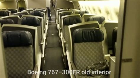 American Airlines Cabin Tour Boeing 767-300ER Old Interior - YouTube