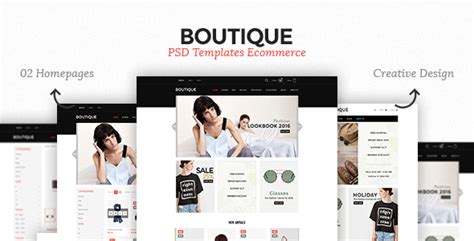 Boutique - Ecommerce PSD Template - Your Best Themes