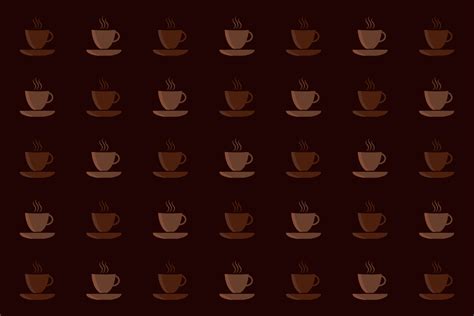 coffee cup abstract seamless pattern background texture 8573450 Vector ...