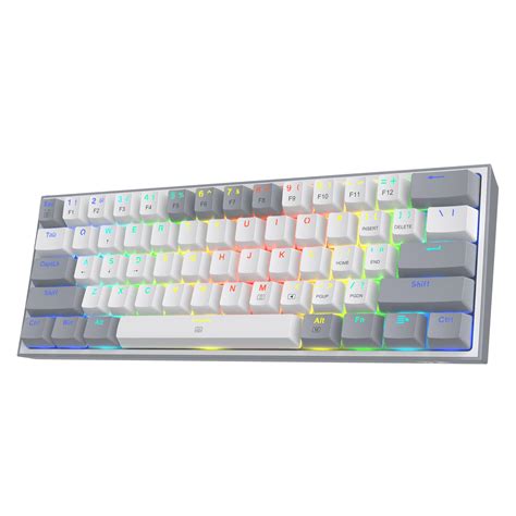 Redragon K617 FIZZ 60% Wired RGB Gaming Keyboard, 61 Keys Compact Mech ...