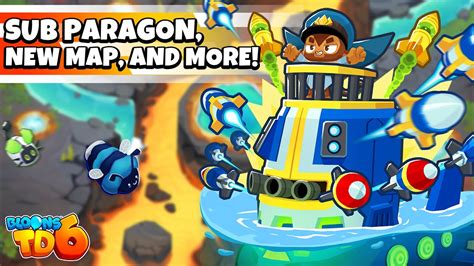 Bloons TD 6 Update 41 Coming Soon - Monkey Sub Paragon! - YouTube