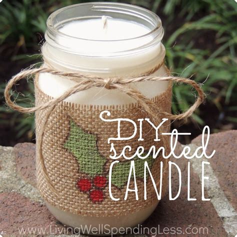 DIY Scented Candle in a Jar | Living Well Spending Less®