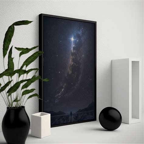 Stars Poster Milky Way Wall Art Space Printable Artwork Sky - Etsy