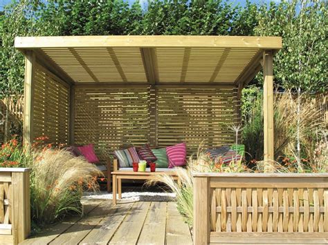 Retreat Garden Shelter | Backyard garden landscape, Garden seating area ...