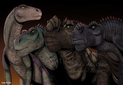 Iguanodonts by FreakyRaptor on DeviantArt