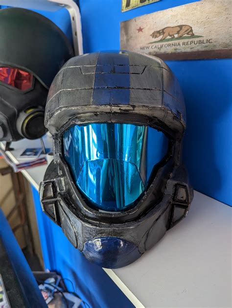 Just finished this Halo Odst cosplay helmet : r/halo