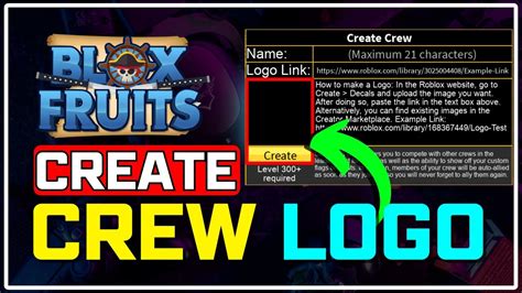 How To Create A Crew Logo in Blox Fruits || ROBLOX - YouTube