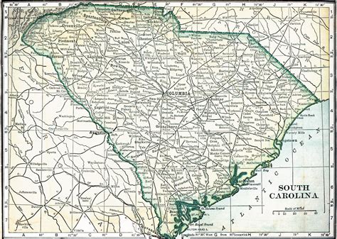 South Carolina Rail Map