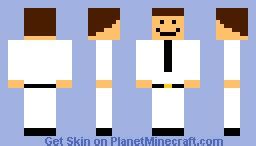 Man in white suit Minecraft Skin