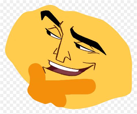 Thonk Emoji Memes Transparentes Funnypictures Png - Thonking Png - FlyClipart