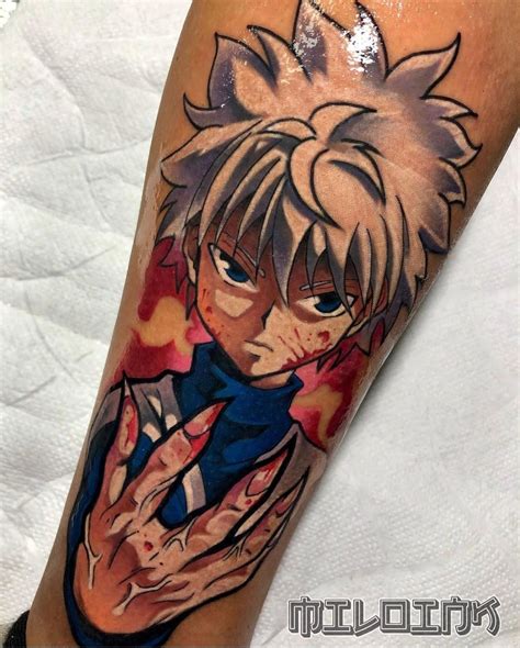 Tattoo Killua Zoldyck | Hunter tattoo, Anime tattoos, Animal tattoo