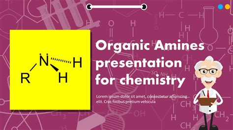 Free Organic Amines Presentation For Chemistry PowerPoint Template : MyFreeSlides