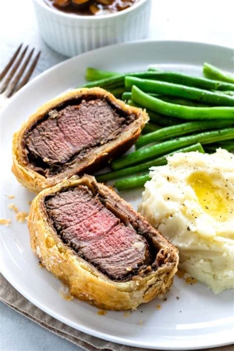 Individual Beef Wellington with Mushroom Sauce - Jessica Gavin