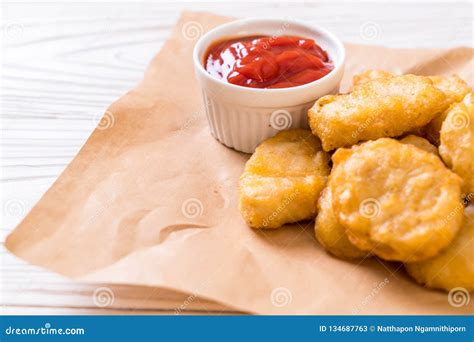 Chicken nuggets with sauce stock image. Image of fresh - 134687763