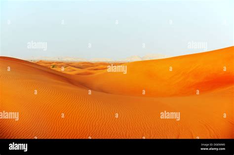 The desert during sunset, Dubai, UAE Stock Photo - Alamy