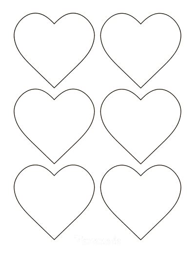 20 Free Printable Heart Templates, Patterns & Stencils