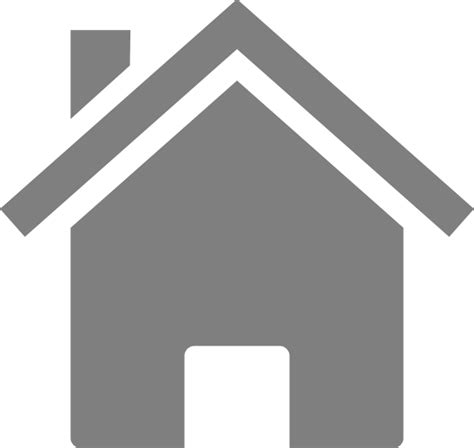 Simple Grey House Clip Art at Clker.com - vector clip art online ...