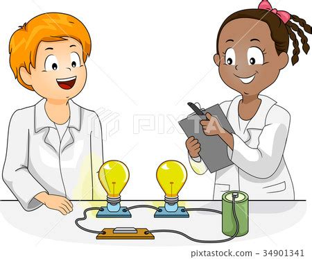 Kids Science Physics Experiment Illustration - Stock Illustration [34901341] - PIXTA