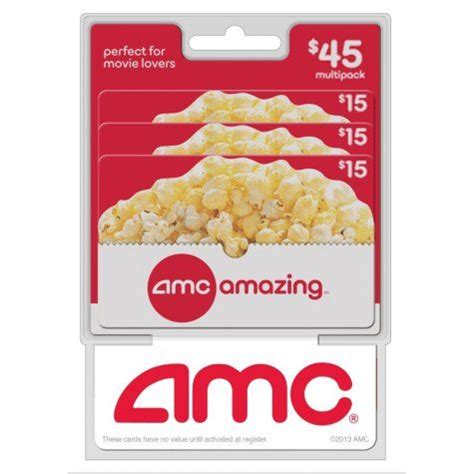 AMC Movie Theatres Gift Cards - 3 x $15 - Sam's Club | Amc movie theater, Amc movies, Amc theatres