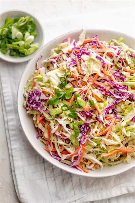 Healthy Coleslaw - FeelGoodFoodie