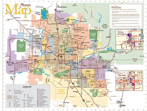 maps of dallas: Phoenix Map