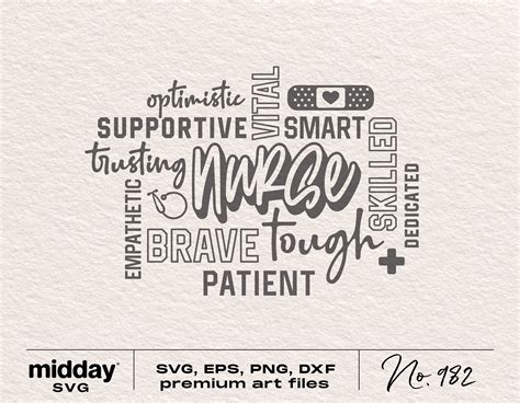 Nurse Word Art Svg Png Eps Dxf Cricut Cut File Nurse Subway - Etsy