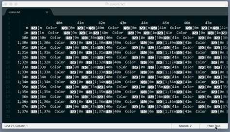 GitHub - aziz/SublimeANSI: ANSI escape codes color highlighting for ...