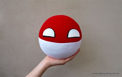 Indonesiaball – Handmade by Anna Fortune