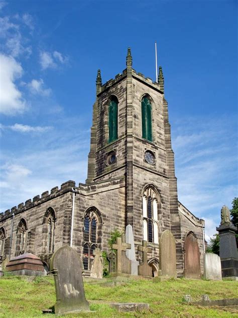 Church of St Giles the Abbot, Cheadle, Staffordshire, by J. P. Pritchett