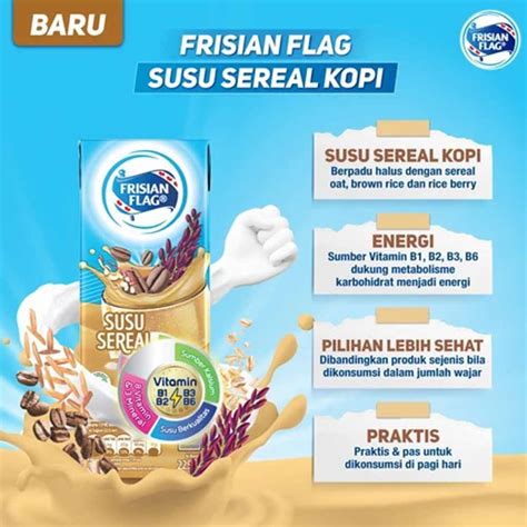 Frisian Flag Susu Sereal Cair Uht Kopi 225mL | Klik Indomaret