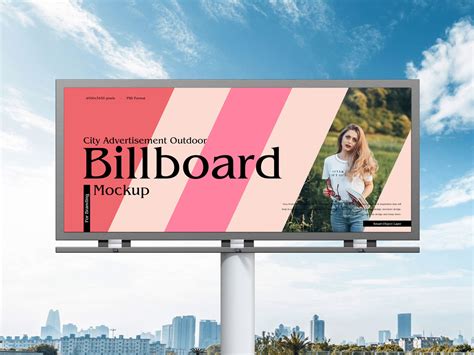 Free City Advertisement Outdoor Billboard Mockup Design - Mockup Planet