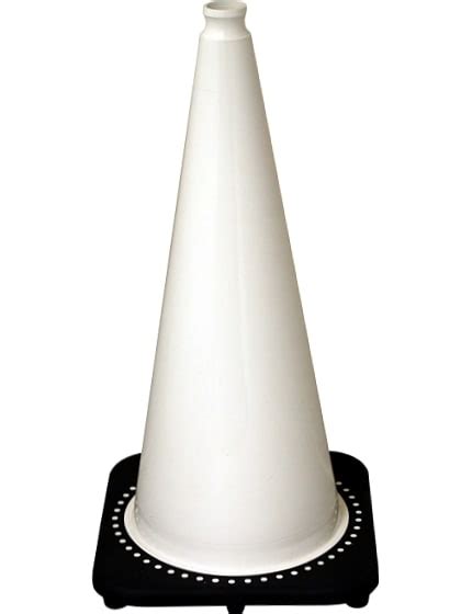 28" White Traffic Cones | Traffic Safety Store