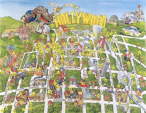 star map LA - Google Search | Work inspiration, Hollywood theme, Painting