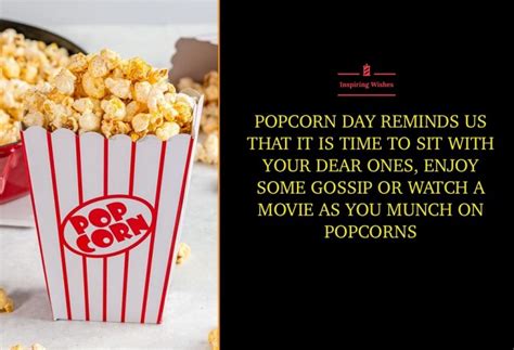 National Popcorn Day Quotes & Greeting Message - Inspiring Wishes