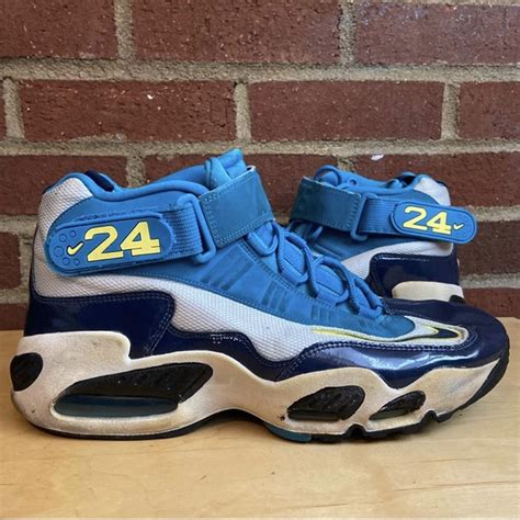 Nike Air Griffey Max 1 Pure Platinum Midnight Navy... - Depop