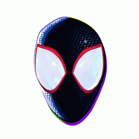 Spiderman Mask Spider Man Across The Spiderverse Sticker – Spiderman ...