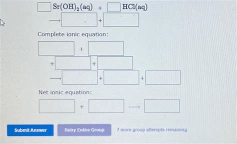 Solved a Balanced formula equation: HNO3(aq) + NI(OH), (*) + | Chegg.com