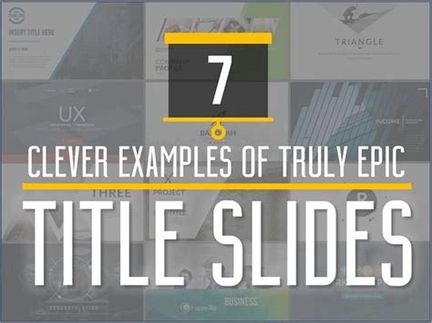 These PowerPoint Title Slide Examples Will Inspire You | Into the Driver's Seat | Powerpoint ...