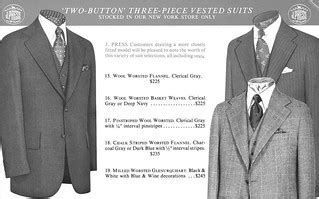 Two-Button Three-Piece Vested Suits | A Continuous Lean | Flickr