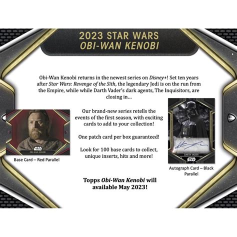 2023 Star Wars Obi-wan Kenobi – (90 Packs) CHUTE – Brand Vending Products