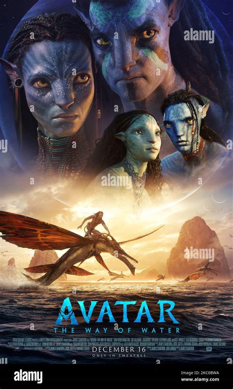 Avatar The Way of Water Poster Stock Photo - Alamy