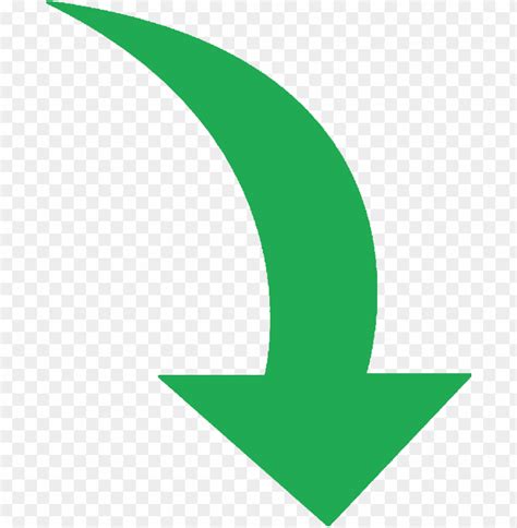 Green Curved Arrow PNG Transparent With Clear Background ID 92032 | TOPpng