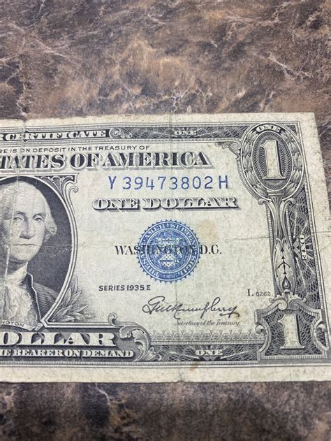 Silver Certificate 1935 E | Etsy