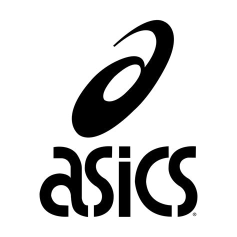 Asics Logo Black and White (3) – Brands Logos