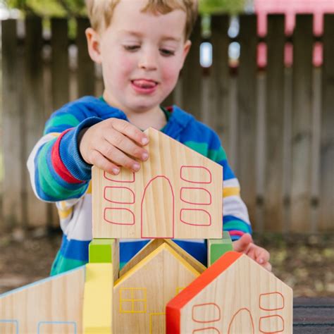 Houses of Colour Wooden Blocks