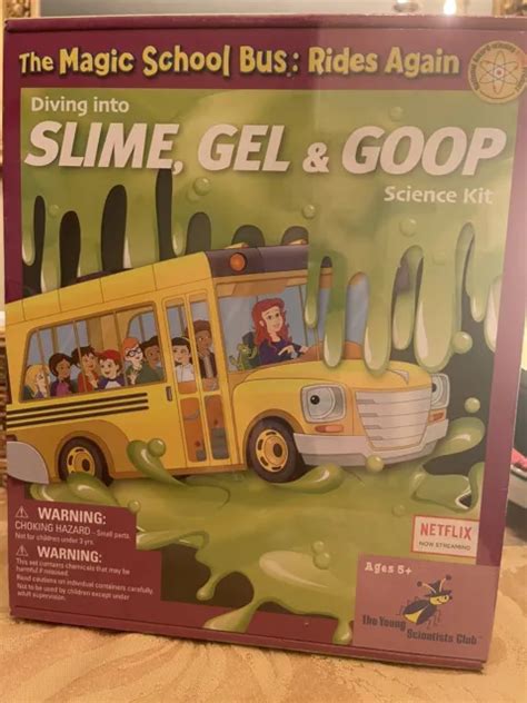 THE MAGIC SCHOOL Bus - Diving into Slime, Gel, and Goop Science Experiments Kit $10.00 - PicClick