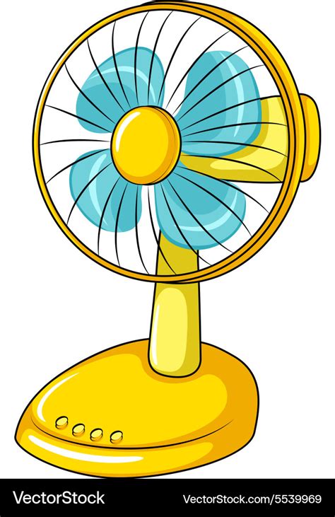 Electric fan Royalty Free Vector Image - VectorStock