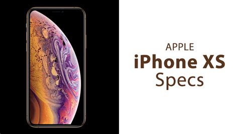 Apple iPhone XS Specs - Hardware Specifications - iPhoneHeat