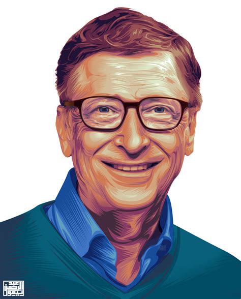 Bill Gates Vector art (1) | Images :: Behance